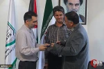 لقاء يجمع كريمة الامام الخميني(رض) باعضاء الهيئة التنفيذية لمكتب جمعية الدفاع عن الشعب الفلسطيني في اذربيجان  9