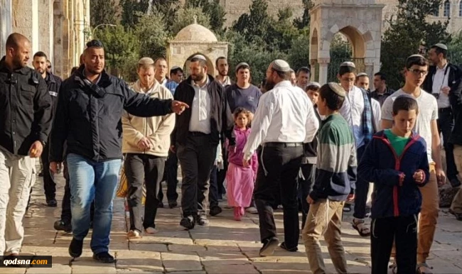 تحت حماية قوات الاحتلال

مستوطنون يقتحمون باحات الأقصى بعد مواجهات ليلية 2