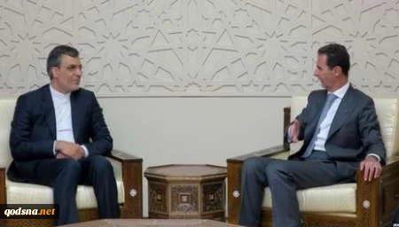 خلال استقباله نائب وزير الخارجية الإيراني للشؤون العربية والأفريقية 

الرئيس السوري: دعم ايران للشعب السوري أحد اسباب صمود سوريا بوجه الإرهاب 2
