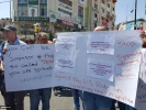 Palestinian people protest US delegation's visit 6