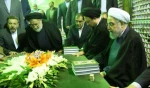 خلال مراسم تجديد الحكومة العهد مع مبادئ الامام الراحل؛

الرئيس روحاني : لانخشى التهديدات والمخططات الاجنبية
 2