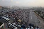 Palestinians perform Eid al-Adha prayers in Gaza, WB 8