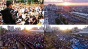 Palestinians perform Eid al-Adha prayers in Gaza, WB 17
