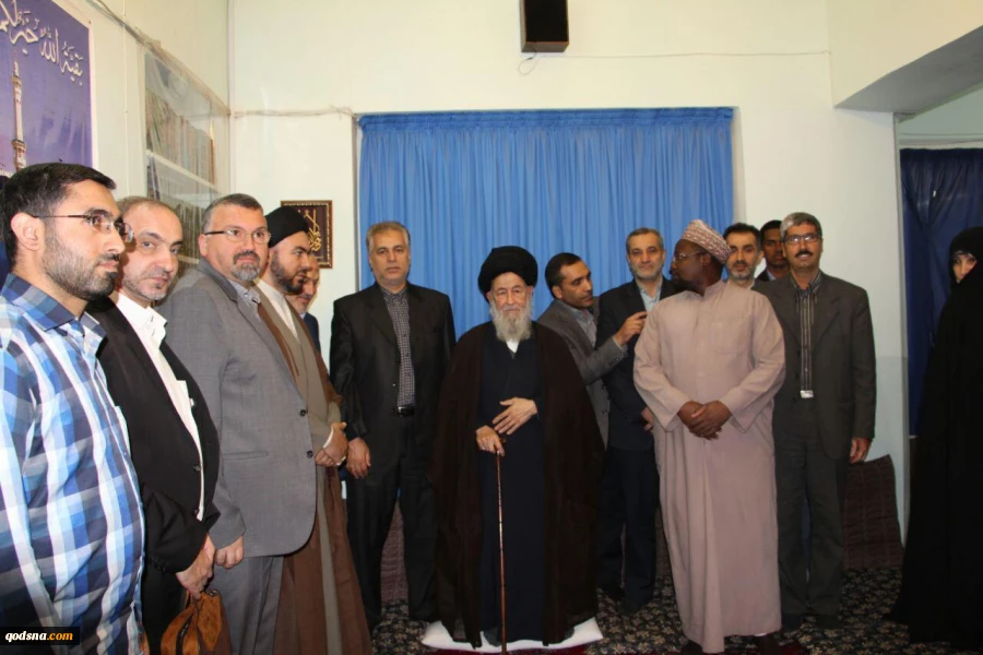 آية الله علوي الجرجاني يستقبل ممثلي الاتحاد العالمي لليافعين والشباب المناهض للاحتلال 2