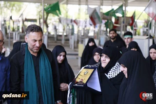 تجلیل از خانواده نخستین شهید ایرانی آرمان رهایی قدس در دزفول