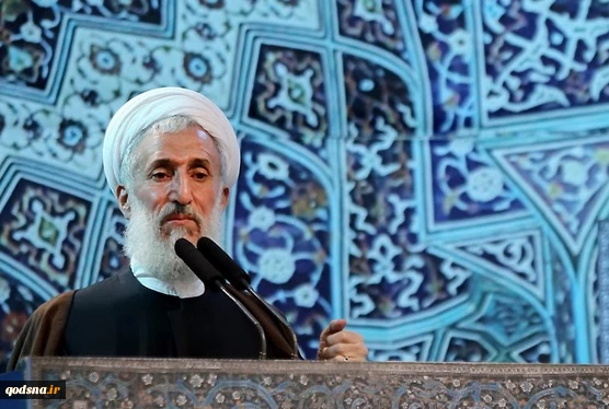 خطيب جمعة طهران مؤكدا علي ضرورة تسليح الشعب الفلسطيني لمواجهة اسرائبل:

ندين التصريحات الخطيرة للرئيس الامريكي البغيض وعديم الاصل بشأن القدس 2