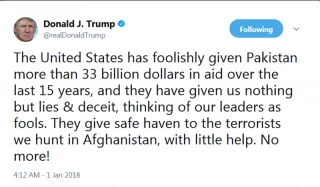 After Pakistan, Trump threatens to cut aid to Palestinians