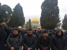 نمازجمعه باشکوه مسجدالاقصی در سرمای شدید هوا 5