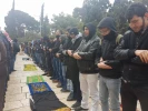 نمازجمعه باشکوه مسجدالاقصی در سرمای شدید هوا 6