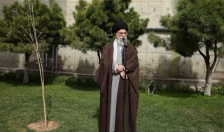Supreme Leader plants 2 Olive Saplings to mark Arbor Day