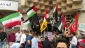 قدردانی فلسطینی ها از اقدام ارتش سوریه و مقاومت در هدف قرار دادن مواضع رژیم صهیونیستی / برافراشته شدن پرچم ایران در غزه + عکس