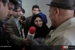 Dr. Zahra Mostafavi, met with domestic and foreign artists during a visit to thirty-sixth Fajr Film Festival 2