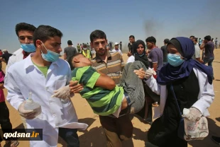 منابع فلسطینی و صهیوینستی اعلام کردند:

شهادت 1 فلسطینی و مجروحیت 386 نفر دیگر/آتش سوزی گسترده در شهرک های همجوار غزه 2