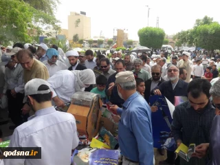 تجدید میثاق با آرمان های بنیانگذار جمهوری اسلامی ایران ولبیک به ندای ولی امرمسلمین در روز جهانی قدس "درگرمای بالای 50 درجه خوزستان"