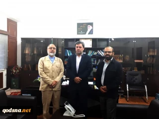 دیدار دبیر دفتر جمعیت دفاع از ملت فلسطین استان خوزستان با معاونت محترم پشتیبانی ومنابع انسانی استان