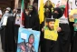 دیدار و گفتگوی دبیر دفتر جمعیت دفاع از ملت فلسطین استان خوزستان با خانواده شهید مدافع حرم شهید رضا عادلی در حاشیه راهپیمایی روز جهانی قدس