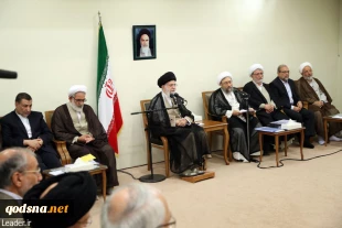 رهبر معظم انقلاب اسلامی در دیدار رئیس و مسئولان قوه قضائیه:
 2