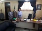 دیدار دبیر دفتر جمعیت دفاع از ملت فلسطین استان خوزستان با مدیرکل تعاون، کار و رفاه اجتماعی استان