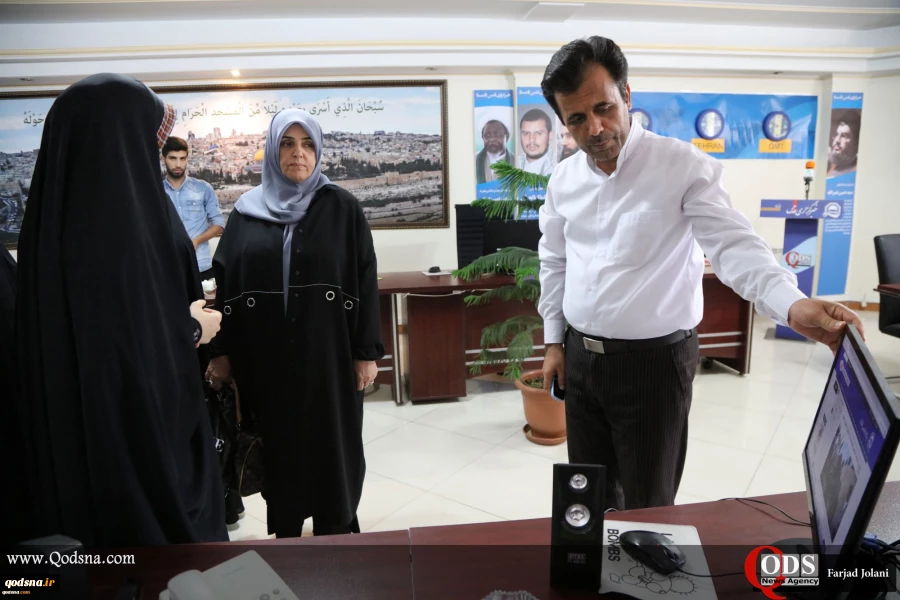 Aktivis Perempuan dan Media Turki mengunjungi Kantor Berita Qodsna 9