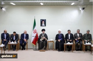 Government officials meet with Supreme Leader