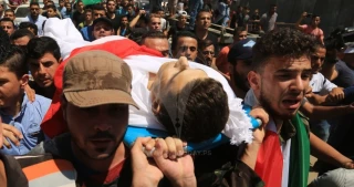 ساعتی پیش برگزار شد؛

تشییع باشکوه پیکر چهار شهید غزه+ تصاویر