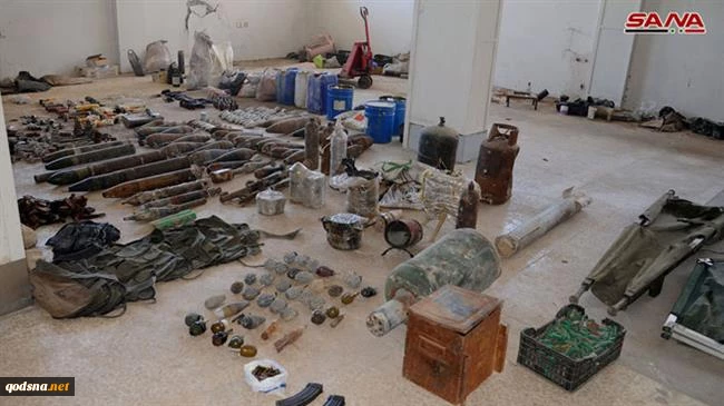 Syrian government forces uncover Israeli-made bombs, grenades near Damascus 2