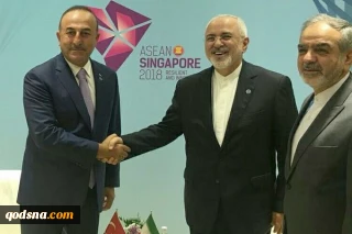 در حاشیه نشست «آ سه آن»؛

مسائل منطقه‌ای در دیدار «ظریف» و «چاووش اوغلو» بررسی شد