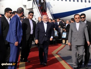 ظریف وارد دمشق شد