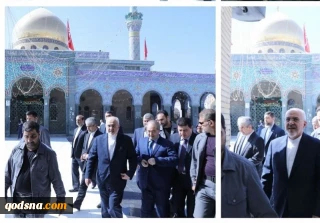 ظریف بارگاه حضرت زینب (س) را زیارت کرد+عکس
