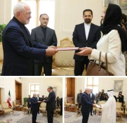سفرای جدید قطر، بلژیک و هلند رونوشت استوارنامه‌شان را تسلیم ظریف کردند 2