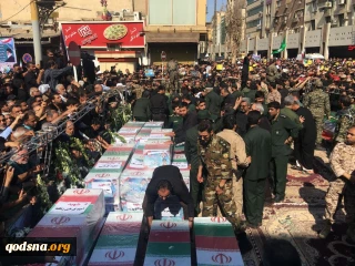 Funeral held for victims of Ahvaz terrorist attack