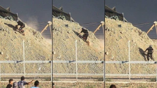 Pengunjuk Rasa Palestina Nekat Dekati Sniper Zionis