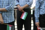 مراسم نمادین زنگ همبستگی با کودکان فلسطینی 6