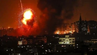 Israeli fighter jets bomb areas across Gaza Strip