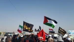 القضية الفلسطينية حاضرة في مليونية الأربعين

إحراق العلمين الأمريكي و«الاسرائيلي» ورفع العلمين «الإيراني» و«الفلسطيني» في مراسم زيارة الأربعين 2