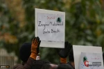 A gathering of people and academics to protest the killing of Muslims in Nigeria 4