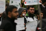 A gathering of people and academics to protest the killing of Muslims in Nigeria 6