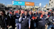 The Zionist military attack on the march of Palestinian and international journalists in northern Jerusalem 6