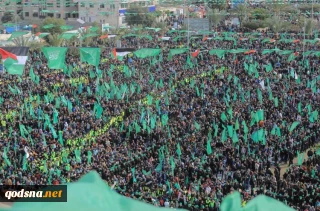 کانال 20 تلویزیون رژیم صهیونیستی خبر داد:

مشارکت نیم میلیون نفر در جشن سی و یکمین سالگرد تاسیس حماس