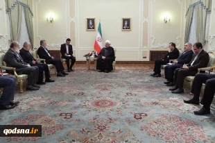 روحانی در دیدار با زیاد النخاله:

جهاد و مقاومت تنها راه احقاق حقوق ملت فلسطین است/ تقدیر دبیرکل جهاد اسلامی از حمایت های ایران 2