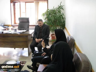 دیدار دبیر جمعیت دفاع از ملت فلسطین استان اصفهان با قائم مقام صدا و سیمای این استان 2