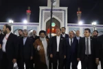 حضور معاون اول رئیس جمهور در حرم مطهر حضرت زینب (س) 4