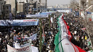 Iranians rally to support Islamic Revolution on 40th anniversary