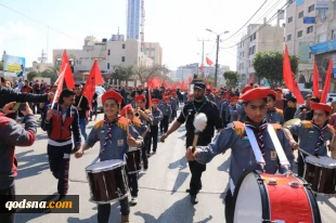 به مناسبت پنجاهمین سالگرد تاسیس جبهه دموکراتیک برای آزادی فلسطین برگزار شد؛

مراسم جشن مردمی و رژه نظامی گردان‌های مقاومت ملی در غزه به روایت تصاویر 6