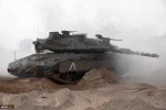 Zionist Army maneuver with war scene against Gaza 6