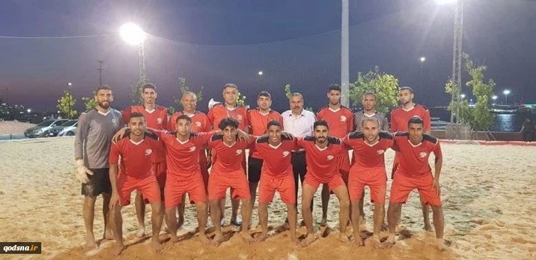 بداية قوية للمنتخب الفلسطيني بالكرة الشاطئية في أمم آسيا 2