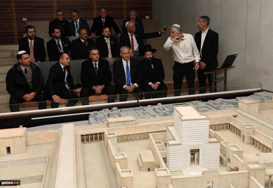 President of Brazil visits the Buraq wall and conducts a tour of the tunnels under al-Aqsa with Netanyahu 8