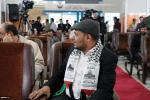 ازاحة الستار عن ملصق جائزة فلسطين العالمية للأدب في طهران 19
