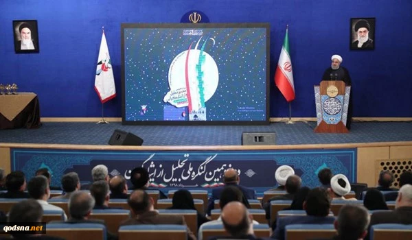 الرئيس الإيراني: قادرون على هزيمة اميركا والكيان الصهيوني والرجعية بالمنطقة من خلال الصمود والتلاحم والمقاومة  2