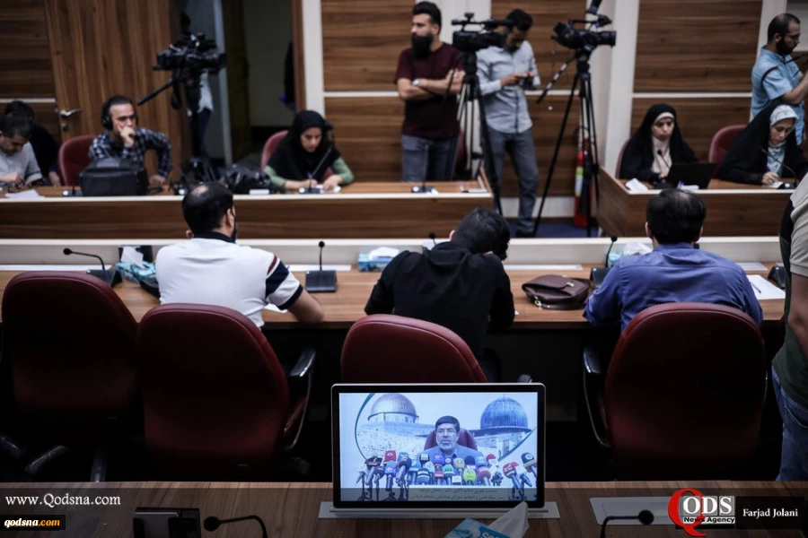 Media Conference of the head of the Intifada and Quds Foundation 2
